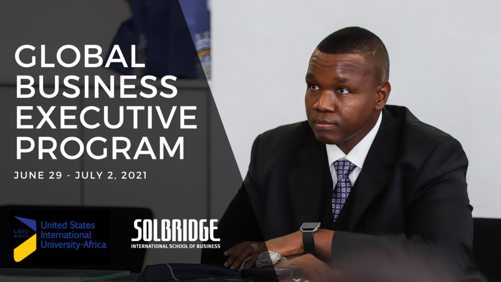 Woosong's International Business School, SolBridge, holds an online Global Business Executive Program with USIU- Africa